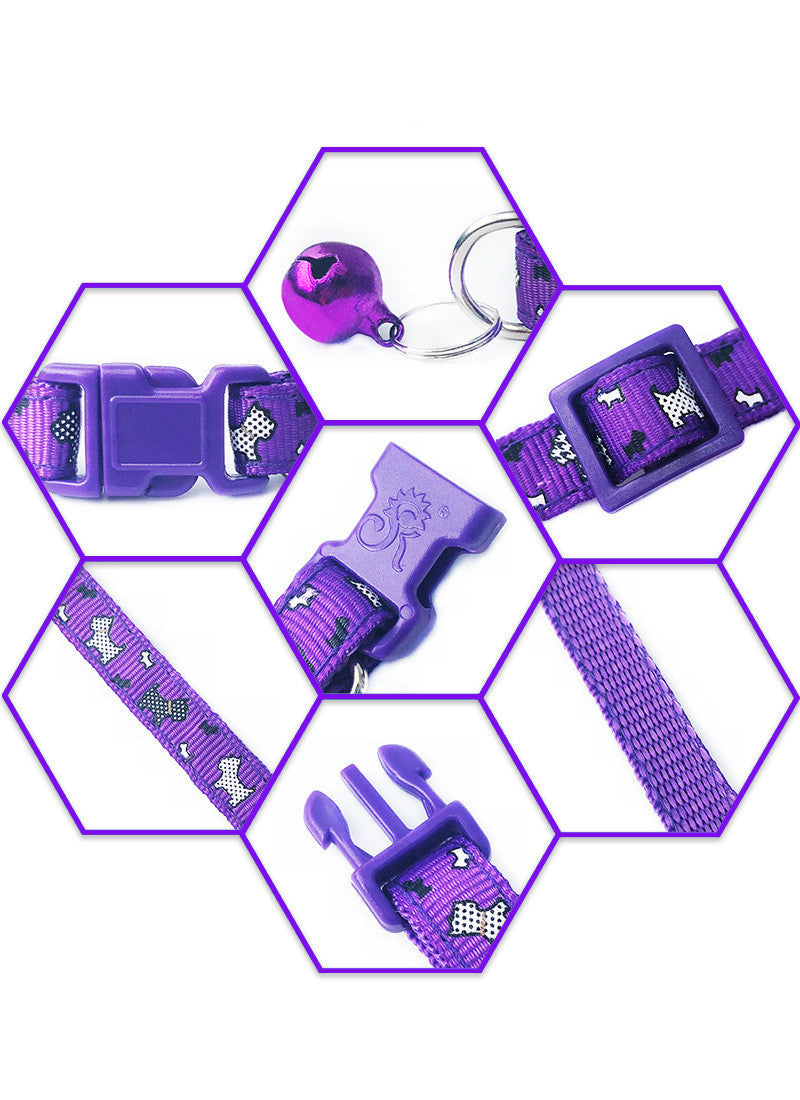 Patch Bell Collar Pet  Cat Collar