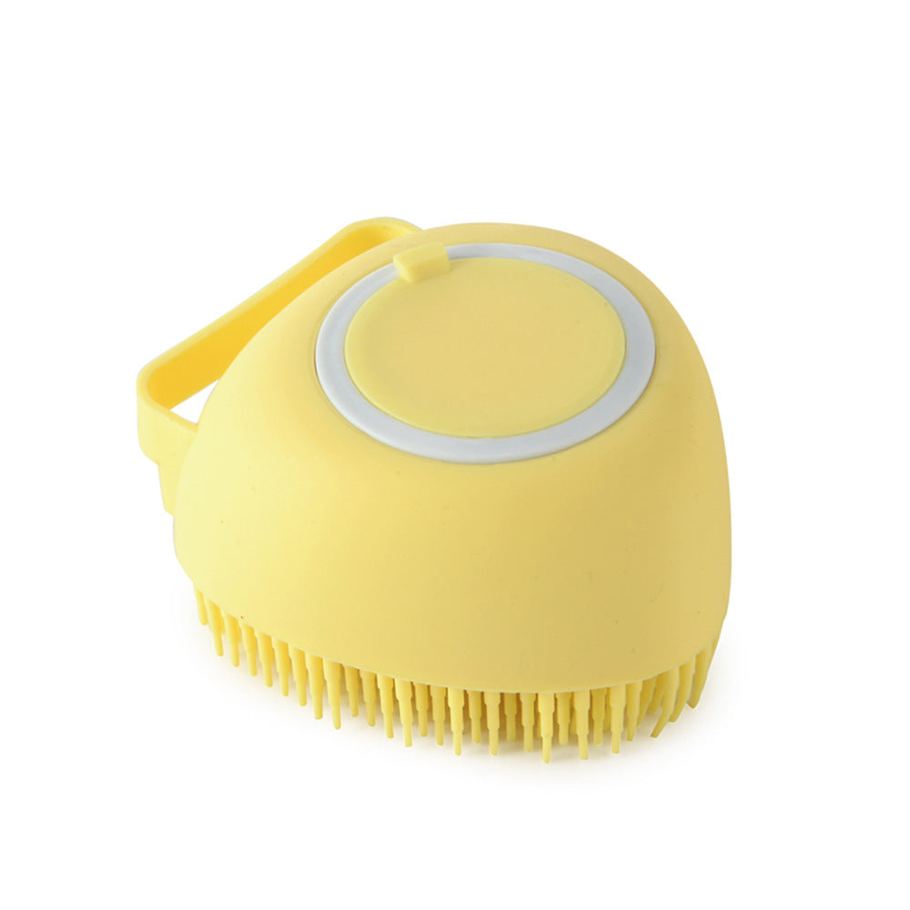 2-in-1 Silicone Dog Bath Massage Gloves – Shampoo Dispenser & Grooming Brush!