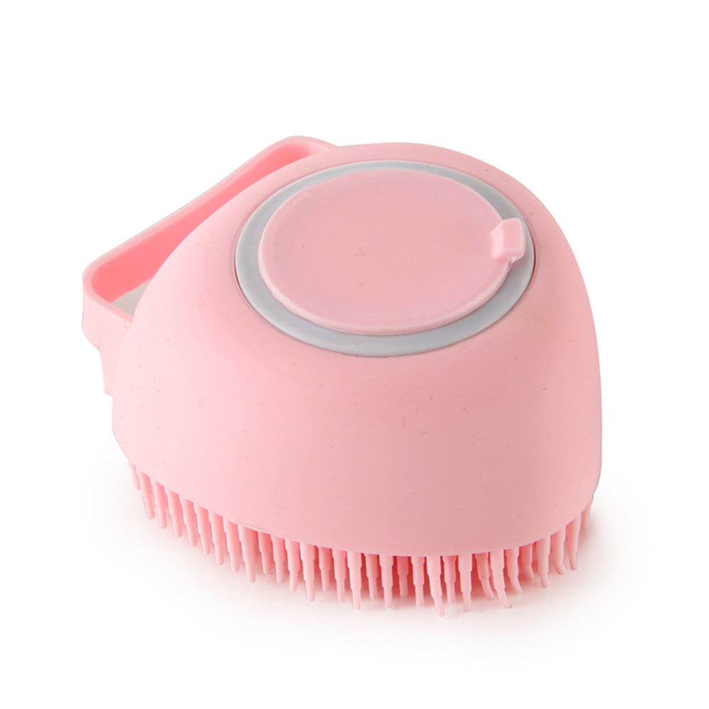 2-in-1 Silicone Dog Bath Massage Gloves – Shampoo Dispenser & Grooming Brush!