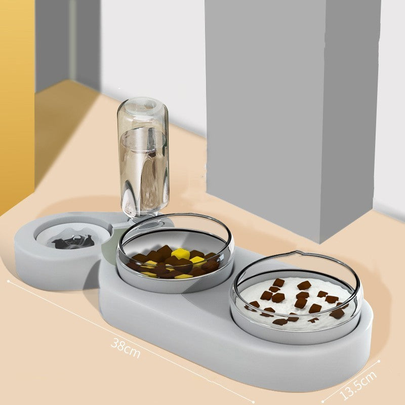Dogs Cats Pets Rice Bowls Automatic Water Bowls