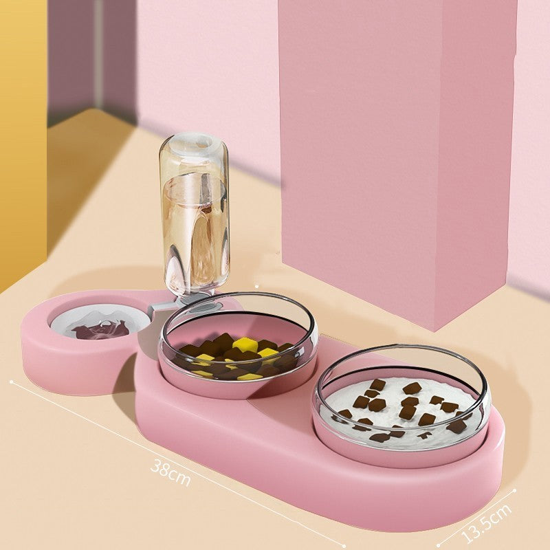 Dogs Cats Pets Rice Bowls Automatic Water Bowls